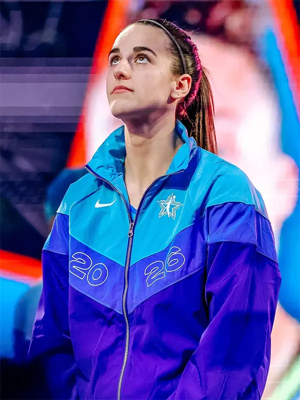 Caitlin Clark WNBA All-Star Game Windrunner Jacket