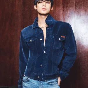 Calvin Klein X Mingyu Blue Corduroy Jacket