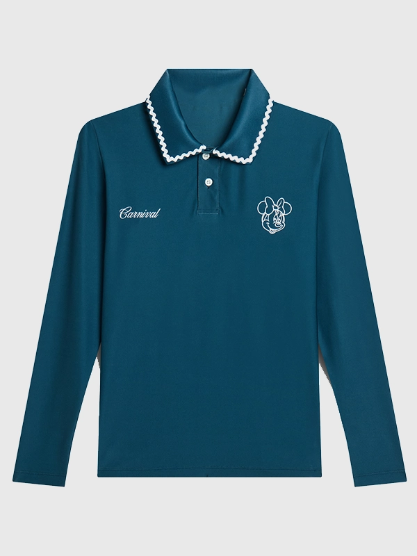 Carnival Golf x Disney Minnie Doodle Polo Shirt