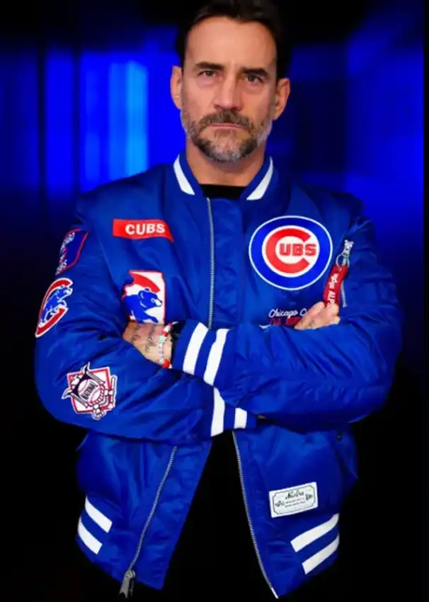 Chicago-Cubs-CM-Punk-Blue-Jacket