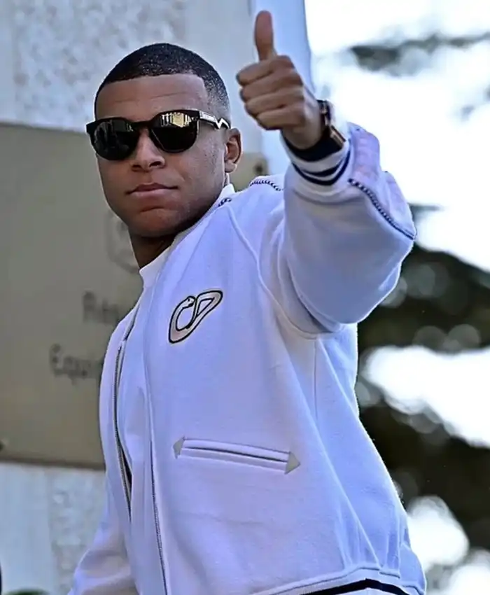 Christian Dior Kylian Mbappe Varsity Jacket For Sale