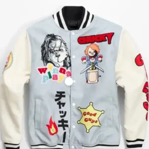 Chucky Good Guys Wanna Play Grey Jacket