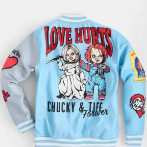 Chucky Love Hurts Varsity Jacket Shop Now