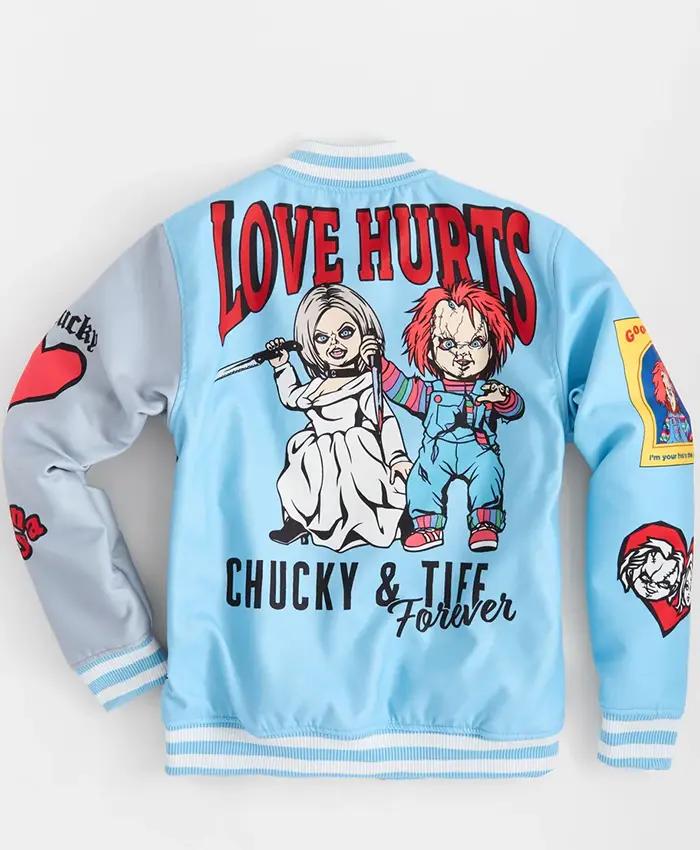 Chucky Love Hurts Varsity Jacket Shop Now