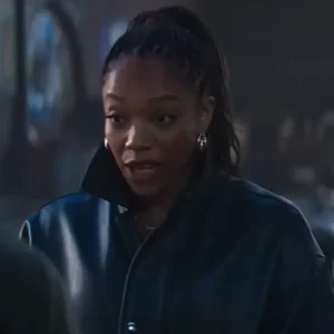 Clayface 2026 Naomi Ackie Leather Jacket