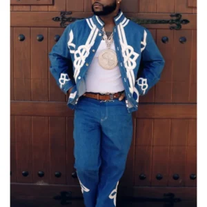 Coachella 2026 Davido Blue Tracksuit