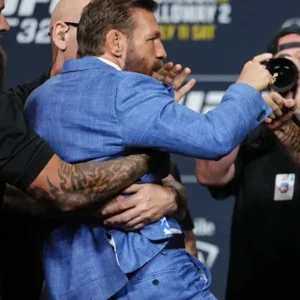 Conor McGregor UFC 329 Face Off Blue Tuxedo For Sale