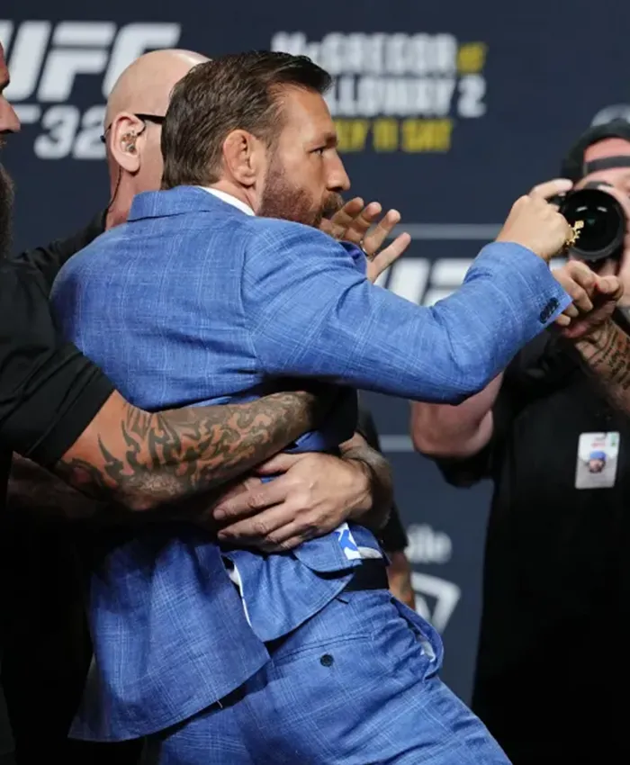Conor McGregor UFC 329 Face Off Blue Tuxedo For Sale