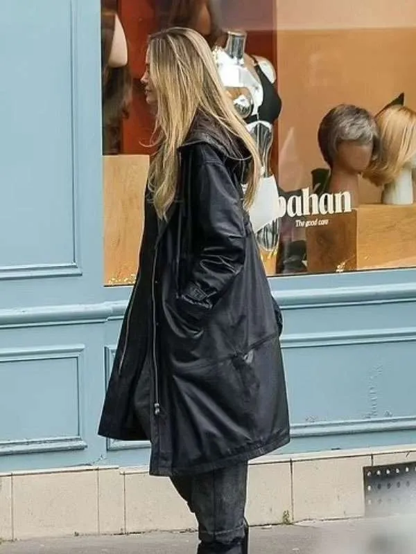 Couture 2026 Black Leather Coat