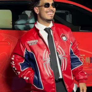 Cristian Andres Spider-Man Leather Jacket For Sale