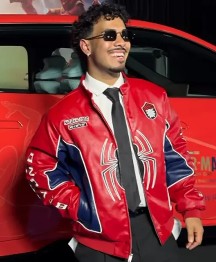 Cristian Andres Spider-Man Leather Jacket For Sale