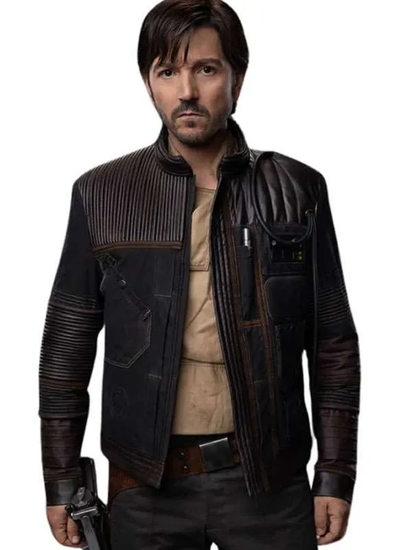 Diego Luna Andor S02 Leather Jacket