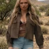 Dutton Ranch 2026 Natalie Alyn Lind Suede Fringe Jacket