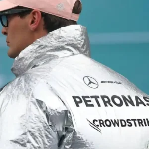 F1 Grand Prix Of Miami George Russell Silver Jacket Shop Now