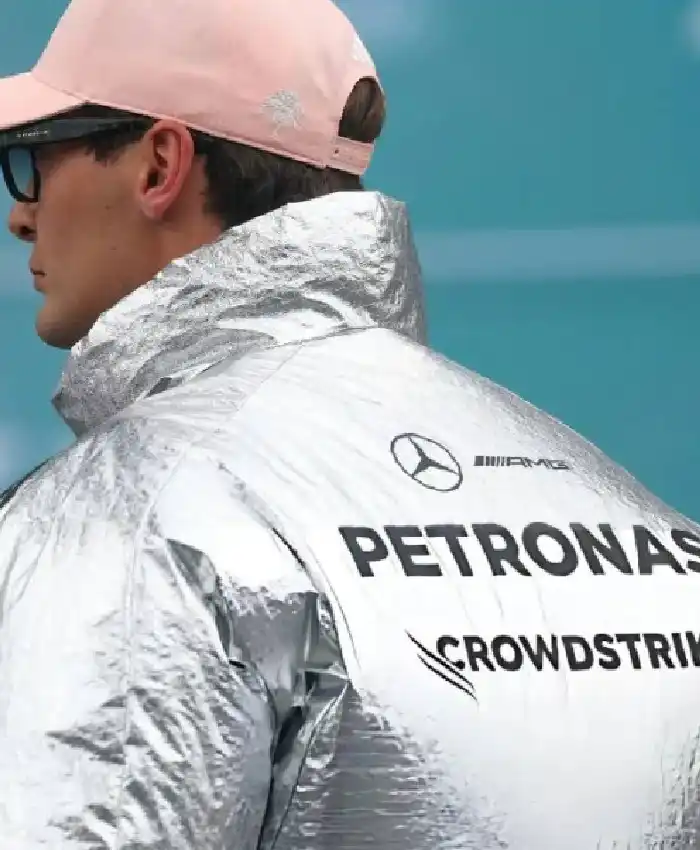 F1 Grand Prix Of Miami George Russell Silver Jacket Shop Now