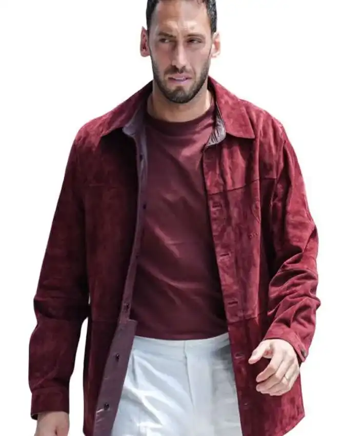 FIFA 2026 Turkey Team Burgundy Velvet Jacket