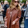 FW26 Brown Leather Jacket