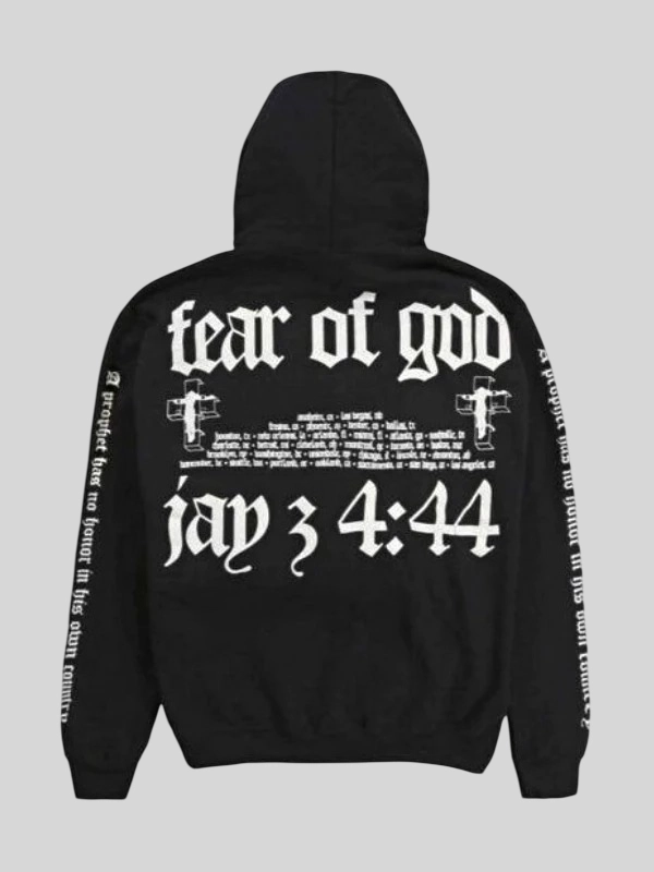 Fear of God x Jay 4.44 Tour Hoodie for sale