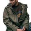 Fightland 2026 Tyler Conti Green Hooded Coat