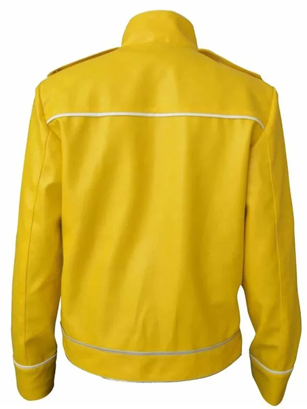 Freddie Mercury Concert Yellow Leather Jacket For Sale
