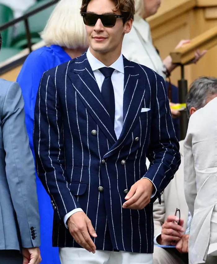 George Russell Wimbledon 2026 Blue Blazer