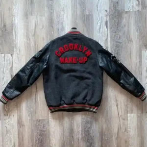 Get 40 Acres and a Mule Spike Lee Black Varsity Jacket