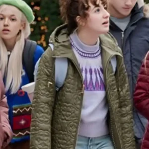 Get A Dance in the Snow Jenny Puffer Hooded Jacket