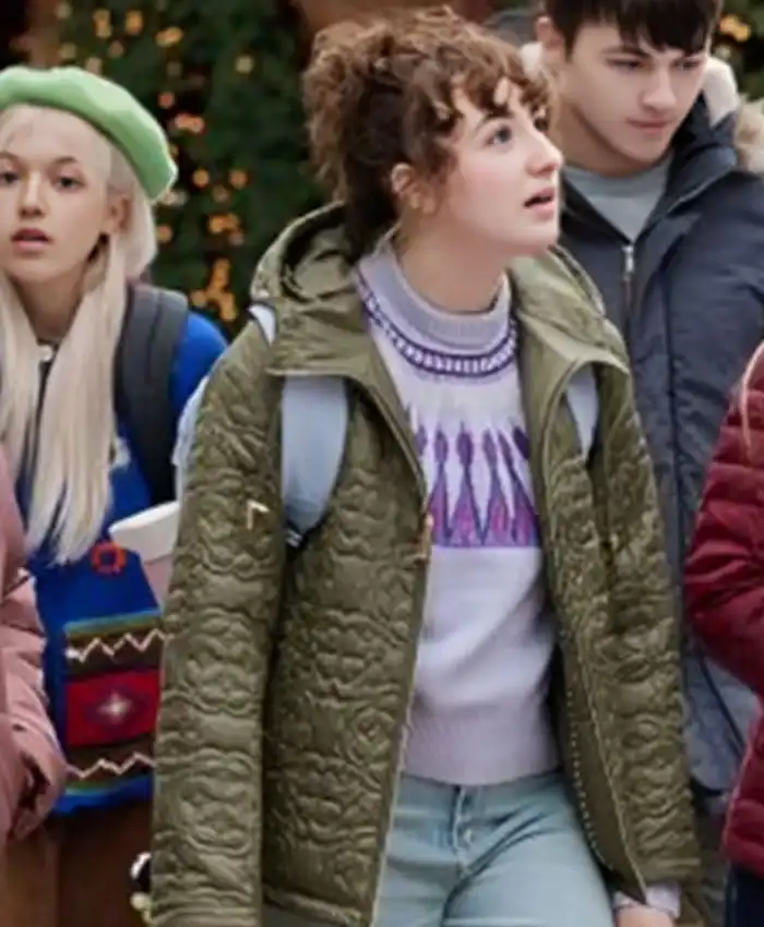 Get A Dance in the Snow Jenny Puffer Hooded Jacket