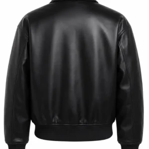 Get Adidas Premium Essentials Leather Bomber Jacket