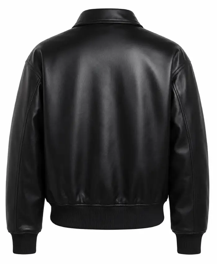 Get Adidas Premium Essentials Leather Bomber Jacket