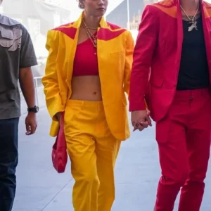Get Alessa Holloway UFC 329 Yellow Suit