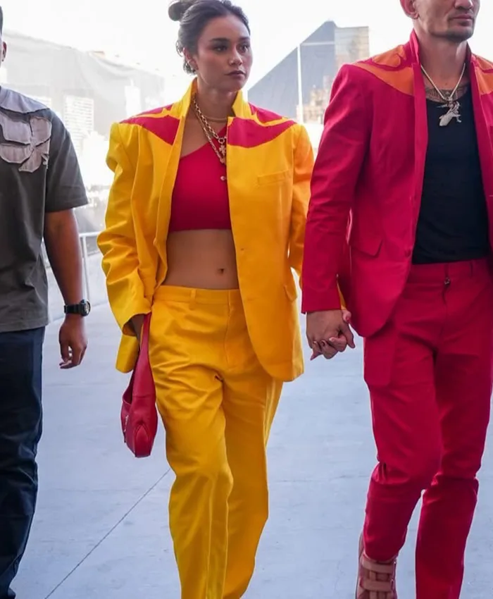 Get Alessa Holloway UFC 329 Yellow Suit