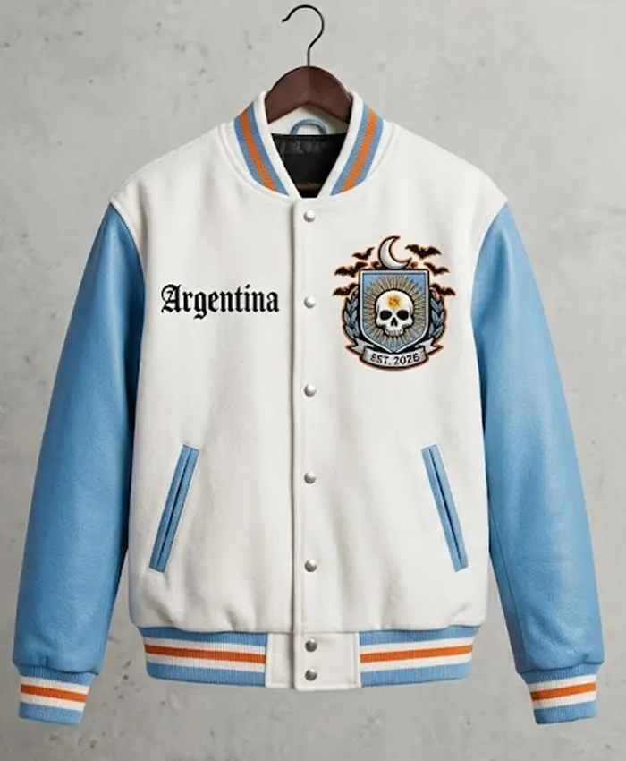 Get Argentina Halloween Varsity Jacket