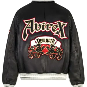 Get Avirex 2 Tone Goth Jacket