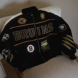 Get Boston Bruins Charlie McAvoy Bomber Jacket