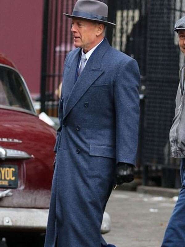 Get Bruce Willis Motherless Brooklyn Trench Coat