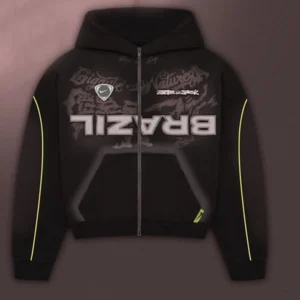 Get CJ x Nike x Brazil Black Bomber Hooded Jacket
