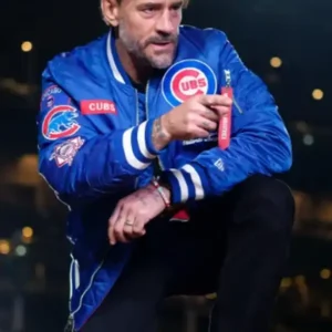 Get Chicago Cubs CM Punk Blue Jacket