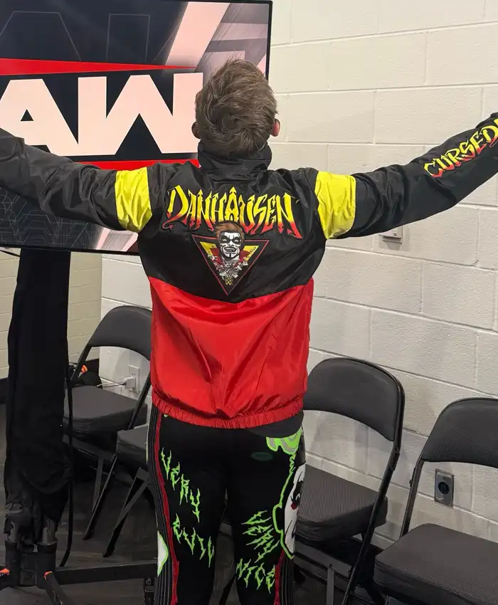 Get Danhausen Cursed Windbreaker Jacket