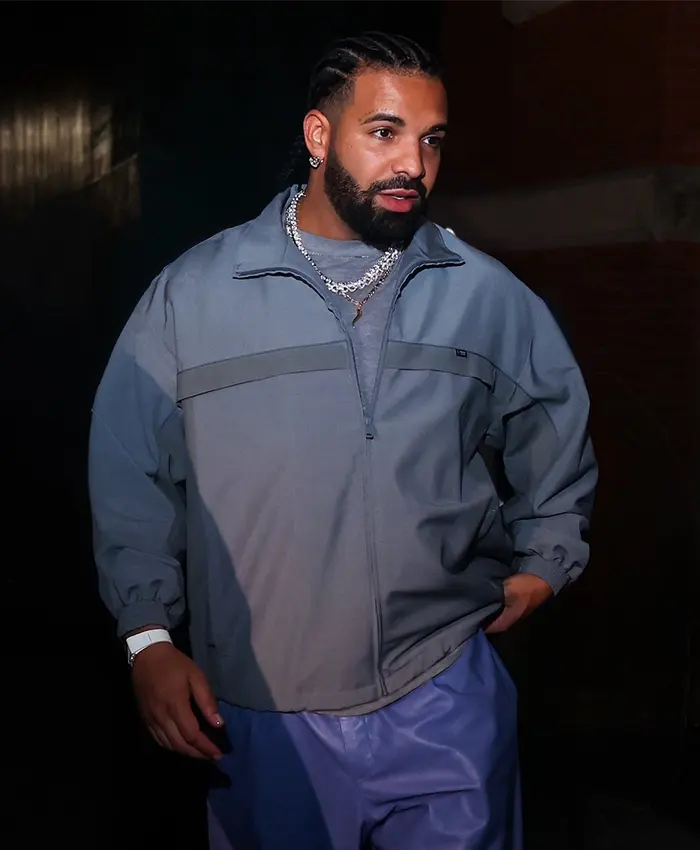 Get Drake x Iceman NYC 2026 Blue Track Jacket