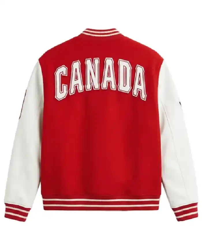 Get FIFA World Cup Canada Red Varsity Jacket