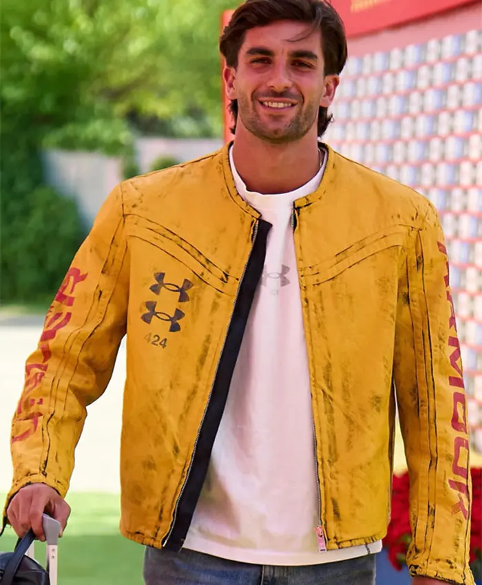 Get Ferran Torres Under Armour x 424 Leather Jacket
