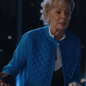 Get Hacks S04 Jean Smart Blue Quilted Jacket
