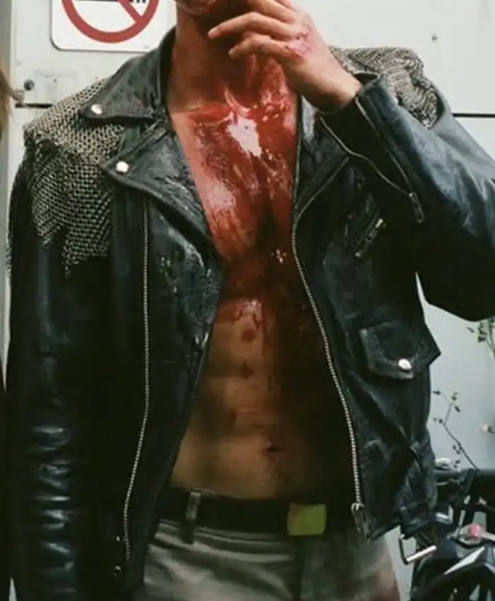 Get Her Private Hell Charles Melton Leather Jacket