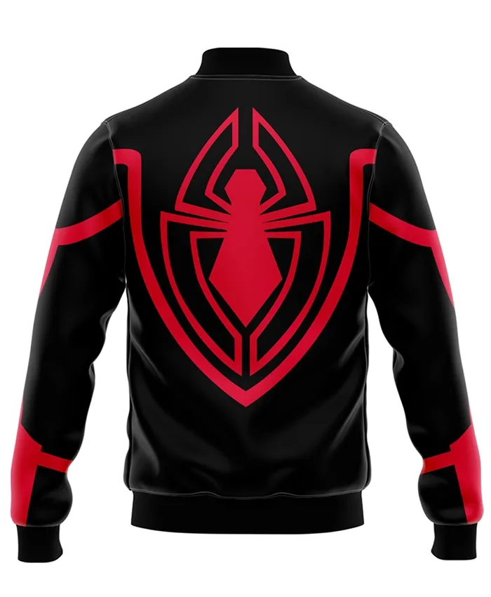 Get Insomniac Parker 2 Miles Morales Bomber Jacket