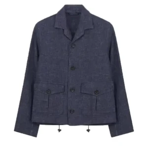 Get James Bond No Time To Die Shirt Style Blue Jacket