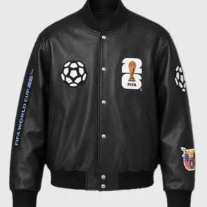 Get Jeff Hamilton World Cup 2026 Leather Bomber Jacket
