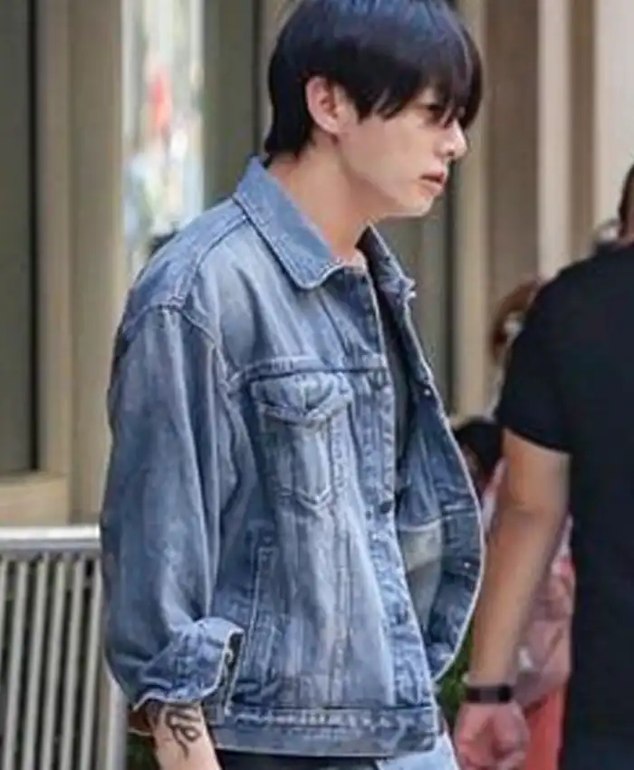 Get Jungkook NYC 2026 Calvin Klein Denim Jacket