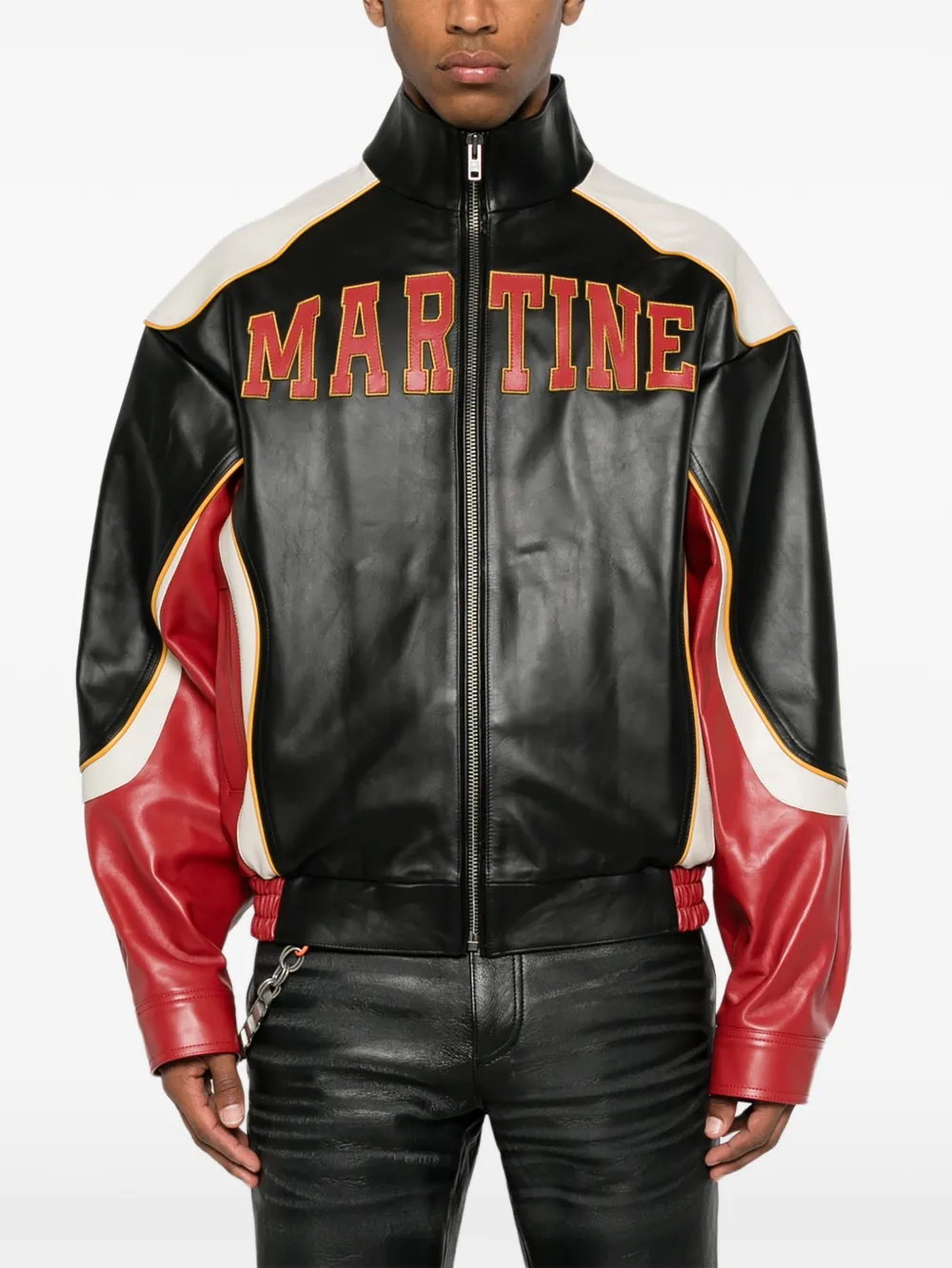 Martine Rose leather Zipper jacket - Image 3