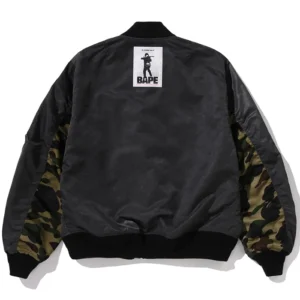 Get Men’s Multi Patch Bomber Jacket